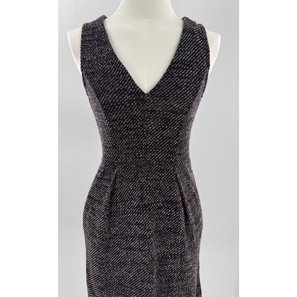Madewell Black Twill Terrace Sleeveless Knit Woven Sheath Dress NWT XS